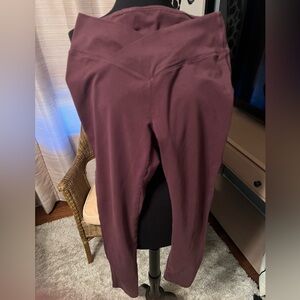 VS Pink Brand Plum Yoga Pants
